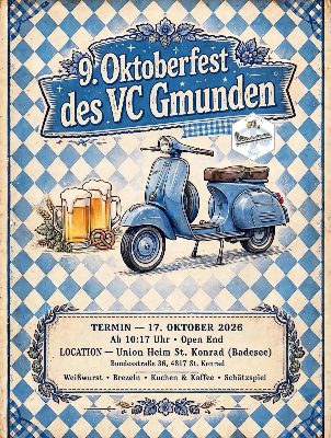 9.Oktobertfest des VC Gmunden - 17.Oktober 2026